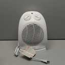 Optimus H-1382 Portable Oscillating Fan Heater with Thermostat