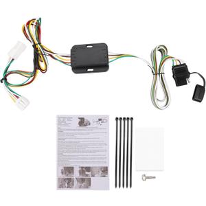 WATERWICH 4-Pin Trailer Wiring Harness Compatible with Jeep Cherokee1997-2001 Replacement for 55354 Trailer Hitch Wiring Harness for Trailer Lights Connect