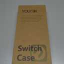 Younik Switch 2 Case Compatible with NS Switch 2 (2025), Carrying Case with 19 Game Card Slots, 4 in 1 Switch 2 Accessories Includes Shoulder Strap, Wrist Strap & Stickers (Purple)