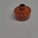 Orange Round Push In Style Oil Breather Cover Compatible for 1-1/4" Hole Valve Cover