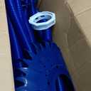 VINGLI Pool Vacuum Above Ground Indoor Outdoor Automatic Swimming Pool Cleaner Sweep Sweeper with 33FT Hoses (Nave Blue)