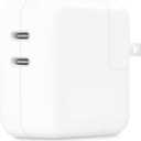 Apple 35W Dual USB-C Port Power Adapter: Fast and Convenient Charging, Type C Wall Charger