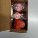 Toy Train Electric Train Set for Wooden Tracks, Christmas Motorized Train Toys for Toddlers, Battery Operated Train Includes Lights, Sounds, Smoke, Steam Train Compatible with Thomas, Brio