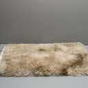 GONAAP Fuzzy Faux Fur Throw Blanket Tie-dye Beige Super Soft Cozy Plush Fuzzy Shaggy Blanket for Couch Sofa Bed (Tie-dye Beige, Throw(50"x60"))