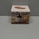 Chocolate Melting Pot Candy Melts Melter with 2 Insert Pots and Spatula, 4 Cups Capacity Warmer Machine, Ideal Dipping Tool Kitchen Supplies for Making Cake Pop Covered Strawberries Fondue