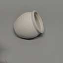 RUIAN Upgrade Aquarium Mushroom House Ceramic Cave Decorations for Pleco Shrimp to Rest and Breed, Hiding (White)