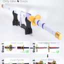 Cold Blade Katana Sword - 41 inches Katana Replica with Holster Belt and Display Stand - Sword with Authentic Design