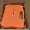 Dynofit 8-Piece Lug Nuts Key Kit, 5/6/7/12 Spline Lug Nuts Socket Set for Aftermarket Rims and Wheel Lock, with 1/2" Drive & Hex External Ends for Removal, Cr-V Steel (Black)