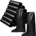 Haysandy Shoe Covers Disposable Non Slip Plastic Boot Covers Long Waterproof Shoes Covers Safety Boot Shoe Covers 21.6 Inch Tall Shoe Coverings for Men Women Rainy Day Use(Black,120 Pcs)