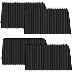 XCBYT Car Window Shades - 4 Pack Car Window Covers 99% UV Glare Protection Car Curtains Keep Cooler Magnetic Side Window Sun Shade for Eating Breastfeeding Taking a nap Clothes Changing Camping