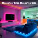 DAYBETTER led Strip Lights,led Lights for Bedroom with 24V Power SupplyMusic Sync Color Changing led Strip Lights, Desk, Home Kitchen Party Decor with App & Remote Control (150 ft)