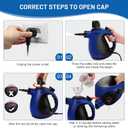 KLONA Steam Cleaner, Multi-Purpose Handheld with 10 Accessories for Removing Steam Cleaner for All Dirt, Upholstery Furniture, Sofa, Tiles, Floor,Car, Window, Bathroom,Upholstery