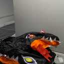 Popblow 10Ft Tall Halloween Inflatables Giant Pumpkin Dragon Outdoor Decorations, Huge Blow Up Pterosaur Yard Decor Build-in 17 Led Lights for Outside Holiday Party Lawn Garden