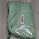 Artoid Mode Sage Green Soft Plush Faux Fur Jacquard Bunny Bow Easter Table Runner, Spring Holiday Kitchen Dining Table Decoration for Home Party Decor 13x72 Inch