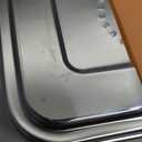 Everusely - Bento Box - Orange, 27oz / 0.8 L - Stainless Steel Lunch Box with Leakproof Condiment Container - 3 Compartment Snack Organizer for On the Go Meals - Freezer & Dishwasher Safe