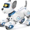Robot Dog Toy for Kids 3-12: Remote Control Interactive Robot Puppy with Touch & Follow, Programmable Tricks, Dancing & Walking, Birthday Gift for Smart Boys & Girls