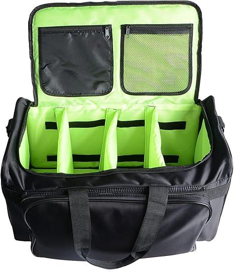 Qiveno 30L Multi-Function Sneaker Bag - Waterproof Duffel with Adjustable 4-Layer Storage and Shoulder Strap for Gym, Travel, and Sports