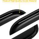 Window Visors Rain Guards for 1997 1998 1999 2000 2001 2002 2003 Ford F150 SuperCab, Window Vent Shade Wind Deflectors for 97 98 99 F250 Light Duty Extended Cab