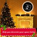 Blulu 100 Pieces Mini Outdoor Cable Clips Light Clips Self Adhesive Hooks Decoration Clips for Christmas and Fairy Light (Clear)