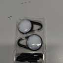 2Pack Dog Lights for Night Walking Dog Collar Light Clip on Rechargeable Glow in The Dark Light with 4Modes & RGB Color for Camping (Black)