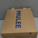 MIULEE Pinch Pleated Thick Linen Curtains 96 Inches Long 2 Panels for Living Room Bedroom, Memory Trained Pleat Drapes Light Filtering Natural Birch Semi Sheer Window Curtains Hooks Rings Back Tab