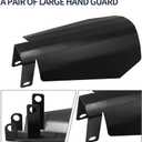1 Pair Large Motorcycle Handguards Coffin Cut Hand Guards Replacement for 2007-2020 Harley Davidson Touring Sportster Dyna