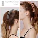 2 x 6 Pieces Banana Hair Clips for Women,Cute Banana Clip for Thin Fine Thick hair,Non Slip Banana Claw Clips (Black,Brown,Cream,Orange,Navy,Carmine)