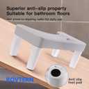 6.7 Inch Step Stool,ROVTERN Portable Plastic Foot Stool,ROVTERN Non-Slip Potty Stool for Bathroom