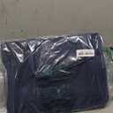 Canvas Tote Bag for Women,Women's Bags Crossbody Bags Work Laptop Tote Bag Large Handbags Purse for Travel Nurse Teacher (Navy Blue With Compartments)