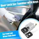 X AUTOHAUX 1 Set Door Lock Cylinder with Keys for Isuzu NPR NQR NKR ELF 1994 1995 1996 1997 1998 1999 2000 2001 2002 2003 2004 2005 2006 2007 Door Ignition Lock Cylinder Key 8-97035-293-0
