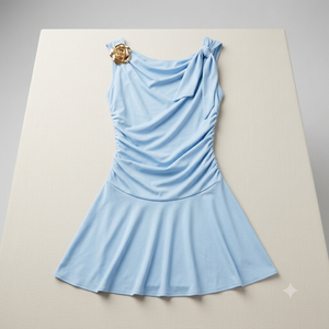 Women Light Blue Dress. Size S