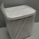 LivLab Mker Dog Food Storage Container 5 lbs Airtight Pet Food Storage Containers with Lids, Cat Food Container, BPA Free, Rice Container, Flour Dispenser(6 lbs), white