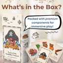 3 x Buccaneers Booty - Fun Pirate Playing Card Game for Adults & Kids - Quick, Easy to Learn for Family Game Night - Collect The Treasures & Conquer - Popular Birthdays (3-6 Players, Ages 6+)