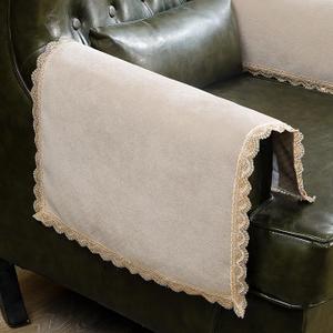 MINJIATEX Couch arm Covers, Non-Slip (2 pcs), Washable, for Living Room Recliner Chair, Protectors for Leather Sofa Armrest Slipcover