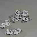 OALEN 20 Drop Ceiling Hooks for Classrooms & Offices, White Heavy Duty Ceiling Hooks for Hanging Plants & Decorations, Metal T-Bar Hooks for Suspended Drop Ceiling Tiles