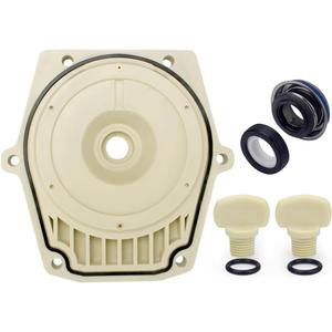 Pump Seal Plate 25357-300-000 074564 and Shaft Seal PS-1000 Compatible with Whisperflo and Intelliflo Pool Pumps V20-208 5074-18A with Seal Plate Gasket Vent Plug 071131-192115