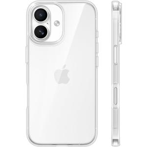 TORRAS for iPhone 17 Case Crystal Clear, [AntiYellowing][MilitaryGrade Protection], Ultra Slim Transparent AntiScratch Back, Soft Bumper, NonSlip Protective Phone Cover, Clear 6.3"