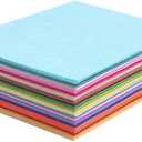 68 Pcs 8 x 12 inches 68 Pastel Gradient Colors for A4 Felt Fabric Sheets Assorted Color Felt Pack DIY Craft Patchwork (Multicolor)