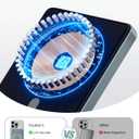 for MagSafe Battery Pack 10000mAh, 20W Ultra Slim Portable Phone Charger with LED Display, Magnetic Power Bank for iPhone 15/14/13/12 Series (Space Gray)