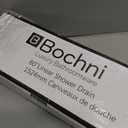 Linear Shower Drain 60 Inch With 2-in-1 Tile Insert Panel, Brushed AISI 304 Stainless Steel for Fast Drainage, Floor Drain for Bathroom, Kitchen, Garage & More