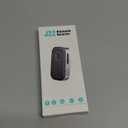 COMSOON Bluetooth Receiver for Car, Noise Cancelling 3.5mm AUX Bluetooth Car Adapter, Wireless Audio Receiver for Home Stereo/Wired Headphones, Hands-Free Call, 16H Battery Life - Black+Silver