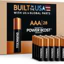 Duracell Coppertop AAA Alkaline Batteries With Power Boost Ingredients, 28 Count (Pack Of 1), Long-Lasting Alkaline In Re-Closable Pack For Quick Access And Organized Storage