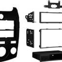Metra 99-7338B Kia Forte 2010-2013 Installation Dash Kit for Double DIN/ISO Radios, Black