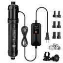 hygger Aquarium U-V Light with Timer, 360° Protective Shield Clean Light for Green Water Clean, Amphibian Aquarium Lamp Bulb for Freshwater Saltwater Fish Tank and Aquarium (9W, 60-100 Gallon)