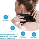 Neck Brace for Snoring,Neck Support, Adjustable Soft Cervical Collar for Relief of Sleep Apnea &Cervical Spine Pressure, 2026 Upgraded Ergonomic Sleep Support for Comfortable Sleep,Women & Men, Medium
