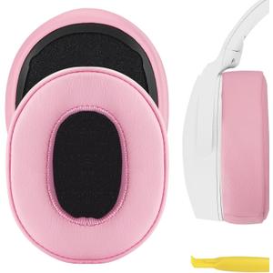 Geekria NOVA Replacement Ear Pads for Skullcandy Crusher Wireless, Crusher EVO, Crusher ANC, Hesh3, HeshEVO, HeshANC, Venue ANC Headphones Ear Cushions, Repair Parts (Pink)