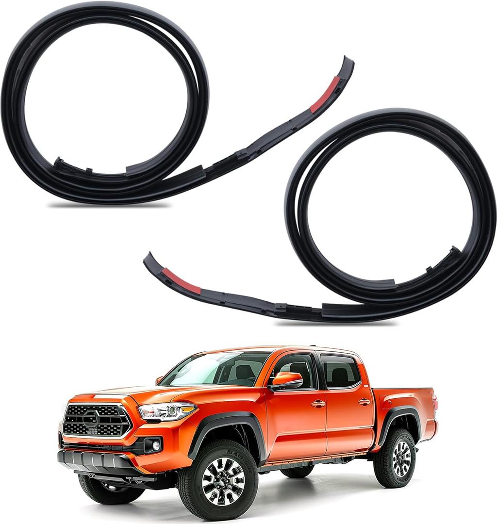 75551-04063 75561-02020 75552-04061 Roof Drip Molding Set - Compatible with Toyota Tacoma Double Cab 2005-2015 Durable, Easy Installation