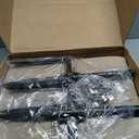 6 Pack 9FT String Light Poles for Outdoor,Metal Lights Hanging Pole Outside with Fork,Light Stand for Patio, Pergola, Garden, Backyard, Yard, Camping Party