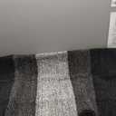 Kitinjoy Indoor Outdoor Door Mat, 40x32 Non-Slip Absorbent Dirt Trapper, Low-Profile Washable Inside Entrance Front Floor Mat, Sturdy Soft Entry Doormats for Entryway, Black