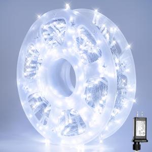 LED String Lights, 165FT 500LED 30V Plug in Waterproof String Lights with 8 Modes for Indoor and Outdoor Party Wedding Home Patio Lawn Garden Supplies (Cool White)